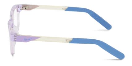 Nike 5064 Kids Purple, Clear glasses - Purple / Clear - Side View