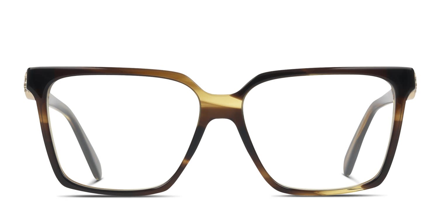 Ferragamo SF3059 Brown, Green glasses - Brown / Green - Frontal View