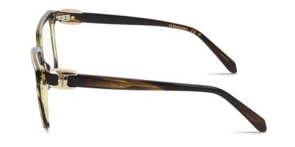 Ferragamo SF3059 Brown, Green glasses - Brown / Green - Side View