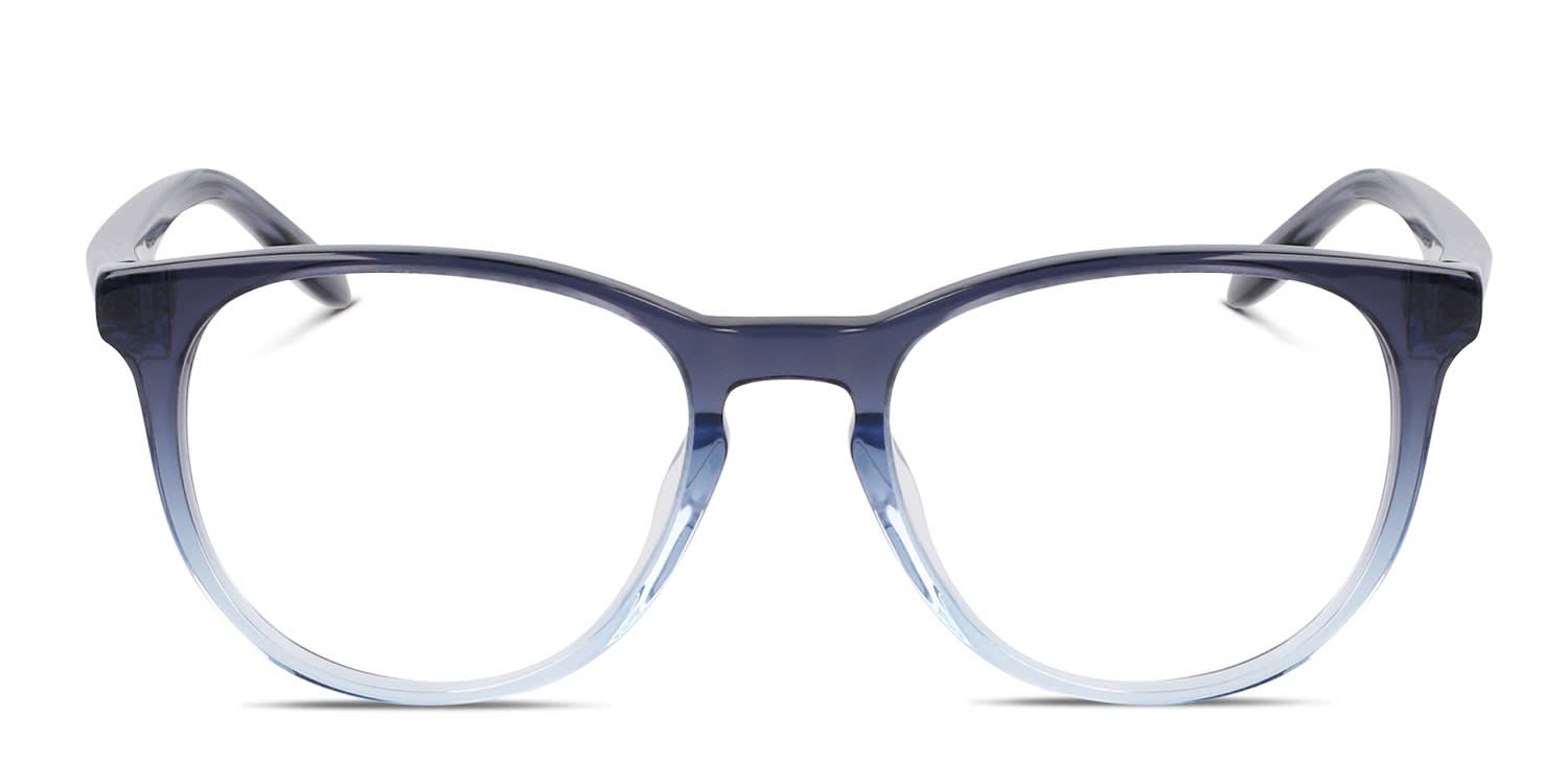 Nike 5057 Kids Blue, Clear glasses - Blue / Clear - Frontal View