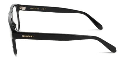 Ferragamo SF3063 Shiny Black glasses - Shiny Black - Side View