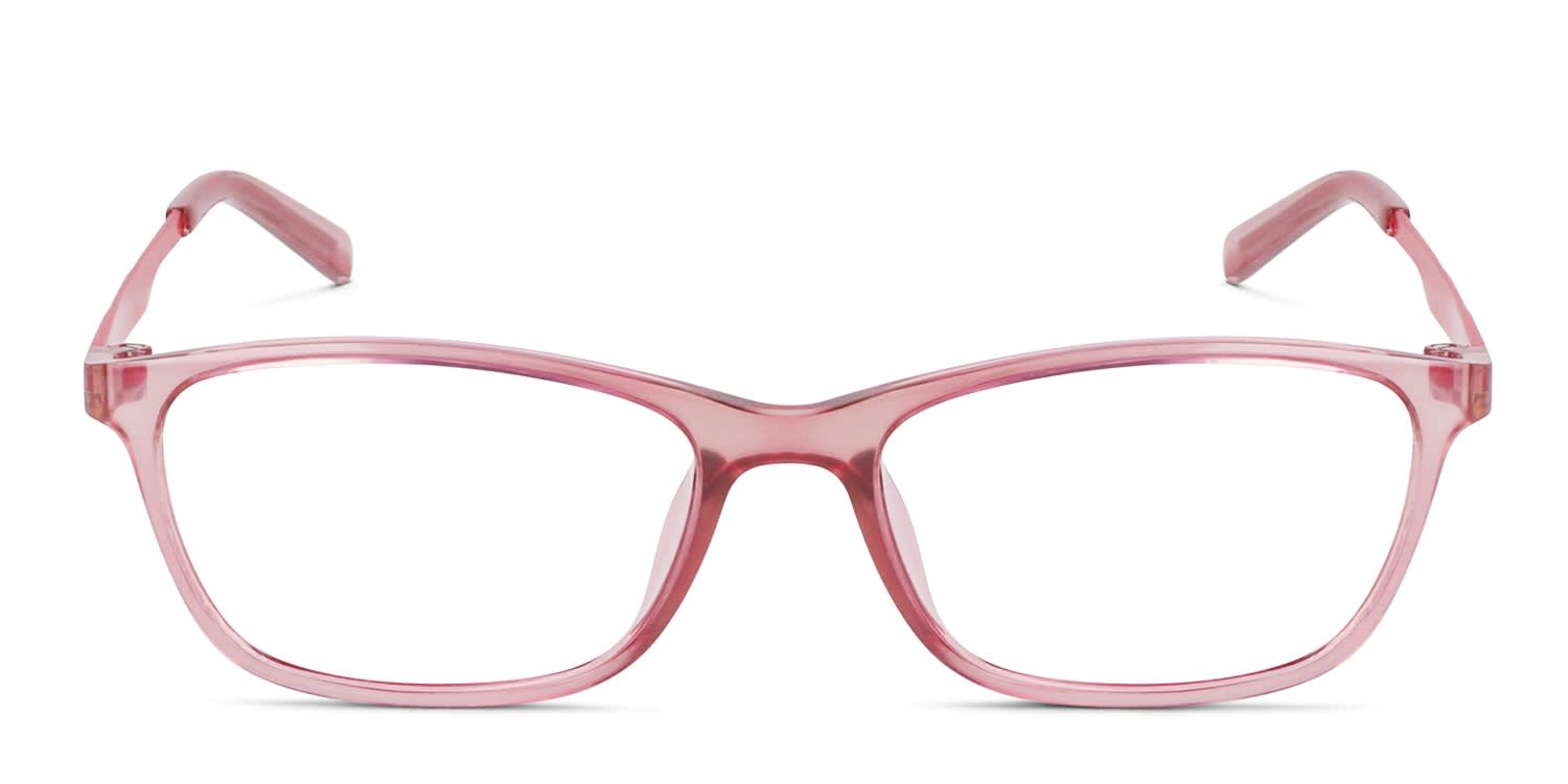 Flexon J4021N Kids Pink glasses - Pink - Frontal View