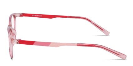 Flexon J4021N Kids Pink glasses - Pink - Side View