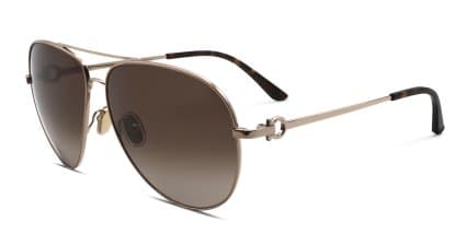Ferragamo SF269S Gold glasses - Gold - Angle View