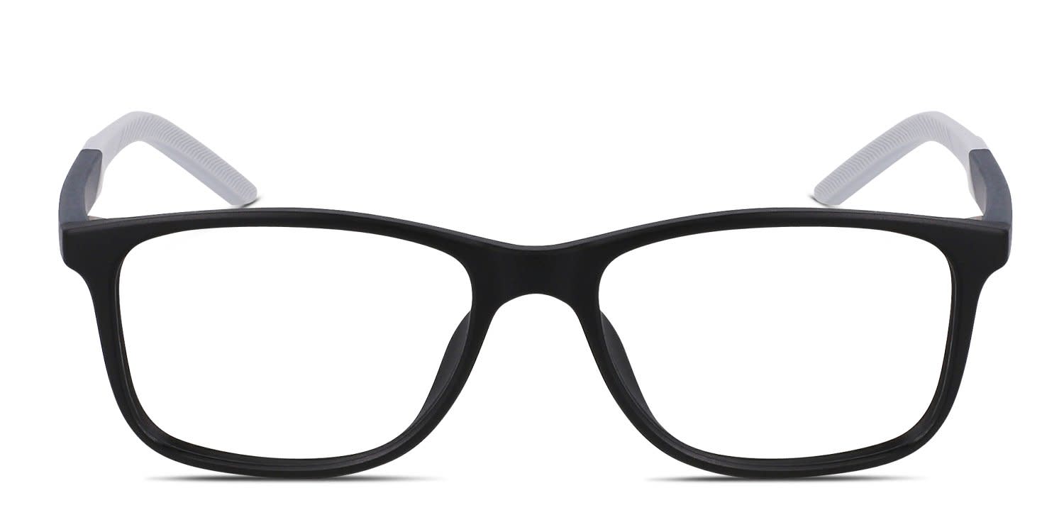 Nike 5037 N Kids Matte Black glasses - Matte Black - Frontal View