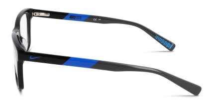 Nike 5538 Kids Black, Blue glasses - Black / Blue - Side View