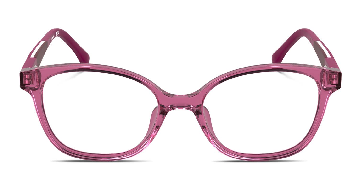 Lacoste L3662 N Kids Purple, Clear glasses - Purple / Clear - Frontal View