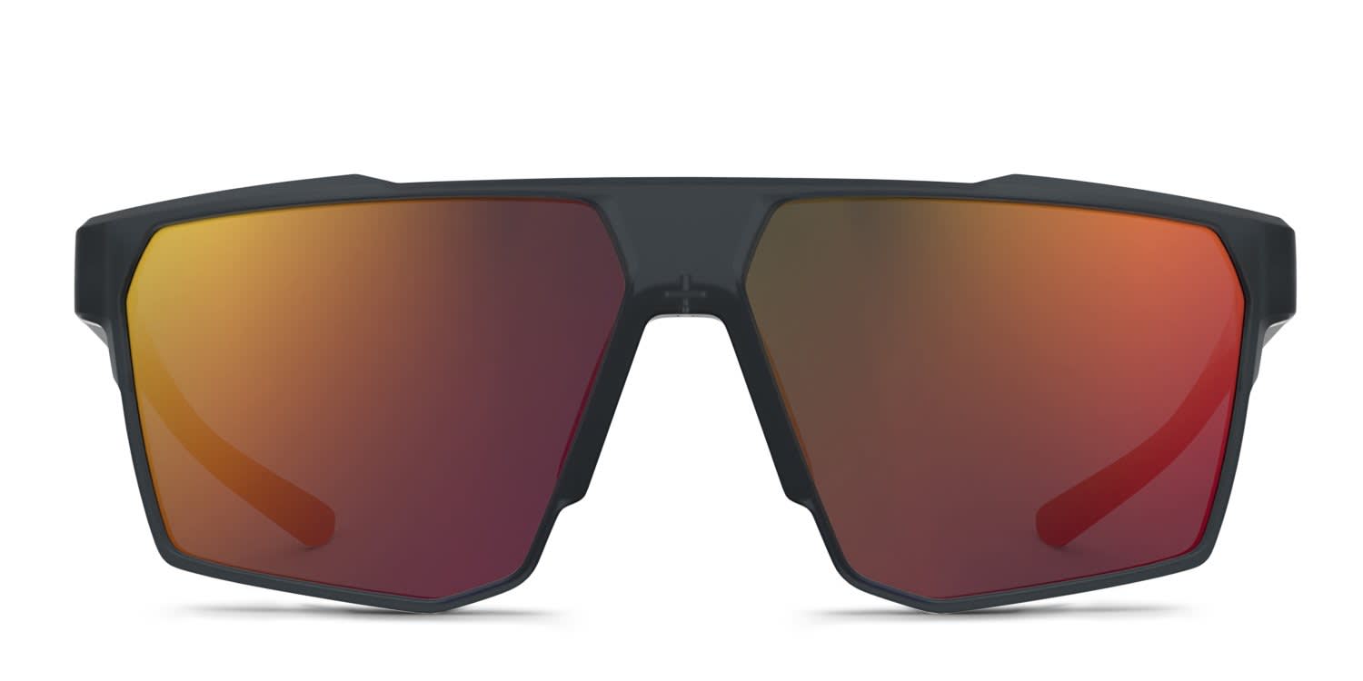 Nike Airlift Gray, Red glasses - Gray / Red - Frontal View