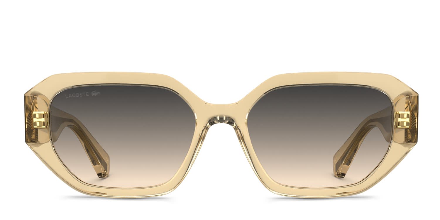 Lacoste L6091S Beige, Clear Prescription Sunglasses
