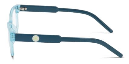Converse CV9007Y Kids Blue, Clear glasses - Blue / Clear - Side View