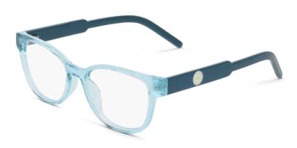 Converse CV9007Y Kids Blue, Clear glasses - Blue / Clear - Angle View