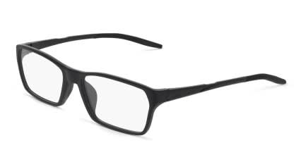 Nike 7410 Matte Black glasses - Matte Black - Angle View