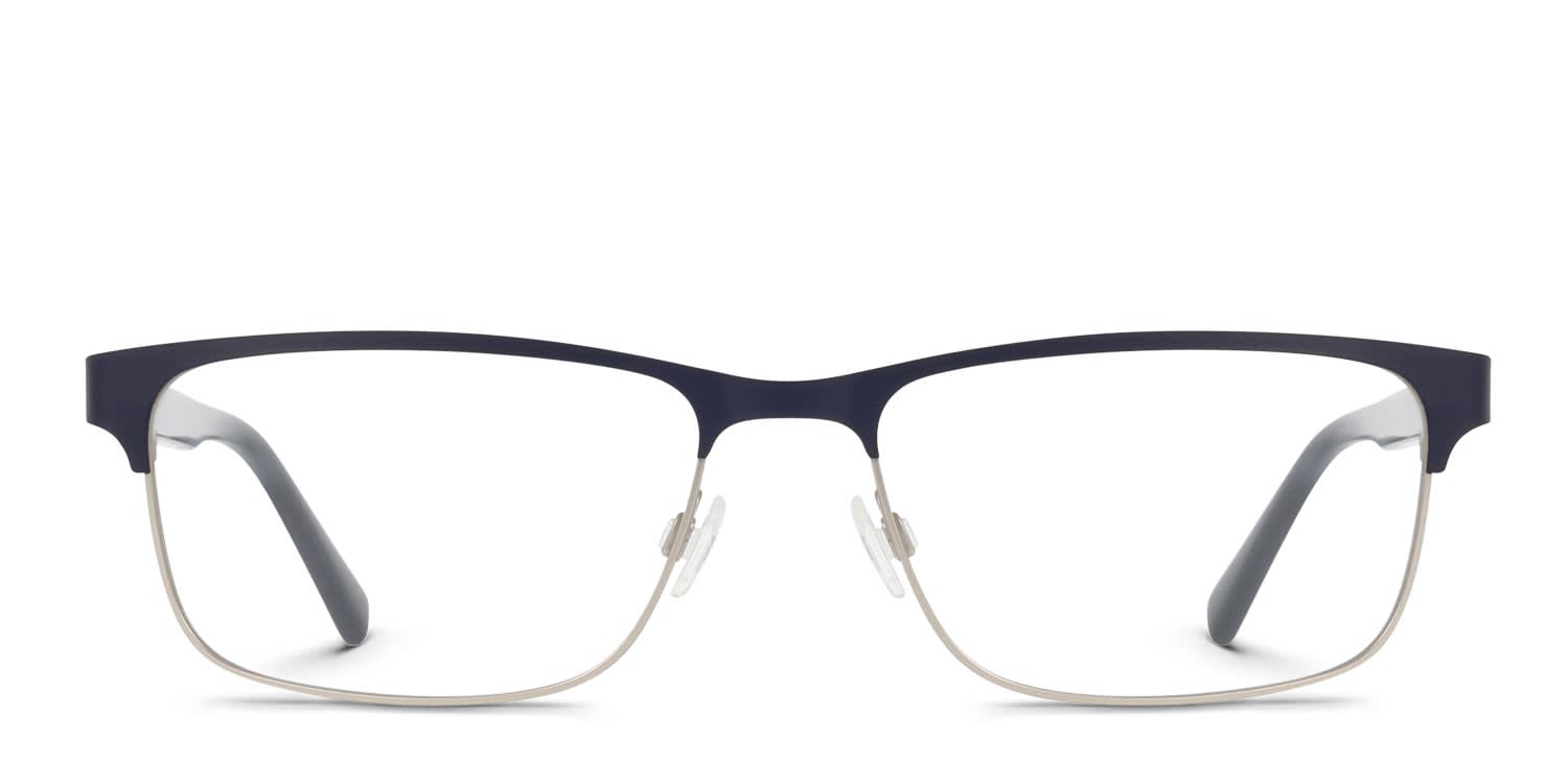 Nike 1002 Blue, Silver glasses - Blue / Silver - Frontal View