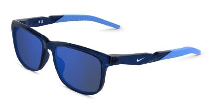 Nike Radeon Bolt Kids Blue glasses - Blue - Angle View