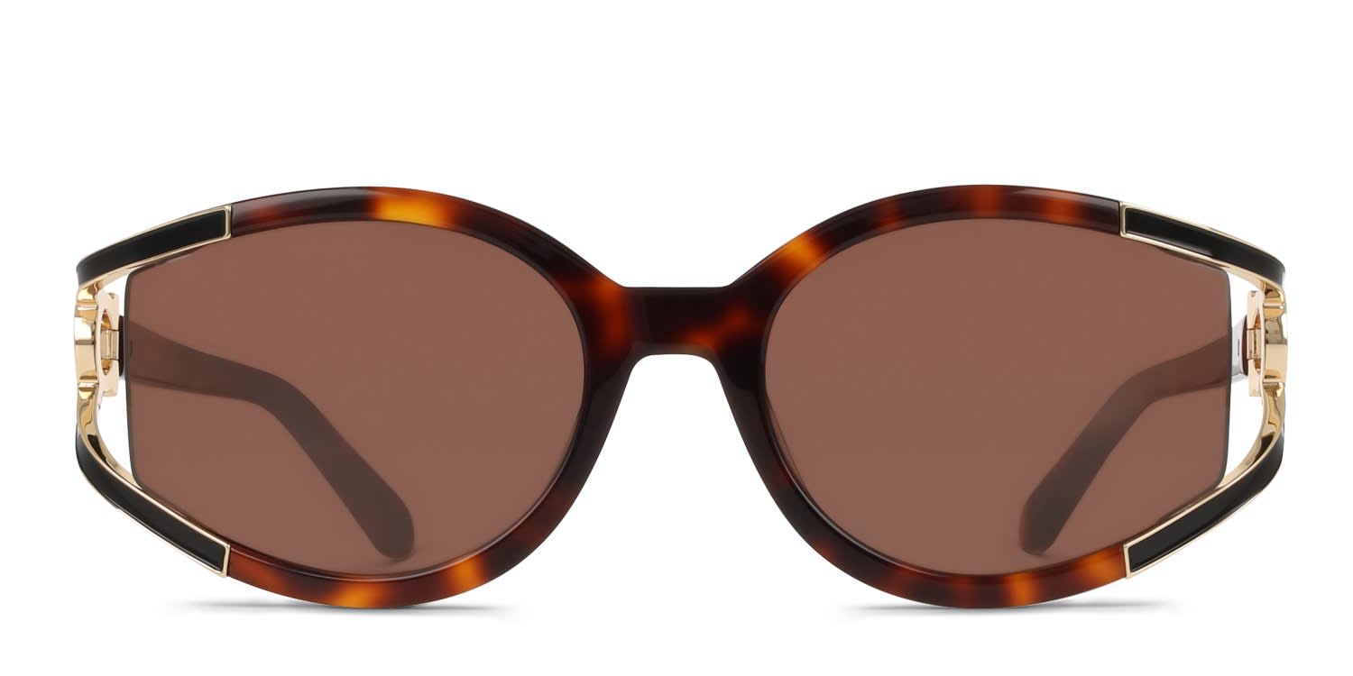 Ferragamo SF2111S Tortoise glasses - Tortoise - Frontal View