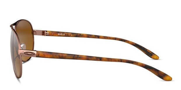 Oakley Feedback Y2K Sunglasses Gold Frame Brown Lens OO4079-08 Aviator Pink Stem Oakley Feedback Y2K Sunglasses Gold Frame Brown Lens OO4079  main image 2