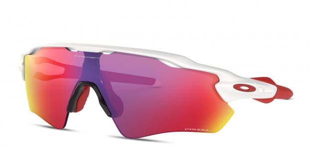 Oakley OO9208 Radar Ev Path Prizm White, Red, Purple Sunglasses