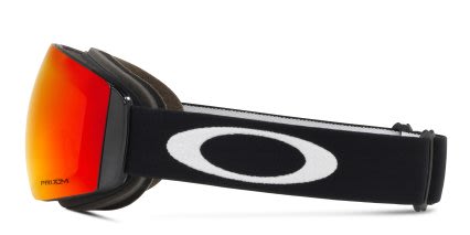 Oakley OO7064 Flight Deck M Prizm Snow Goggles w/Clip-in Red, Black glasses - Red / Black - Side View