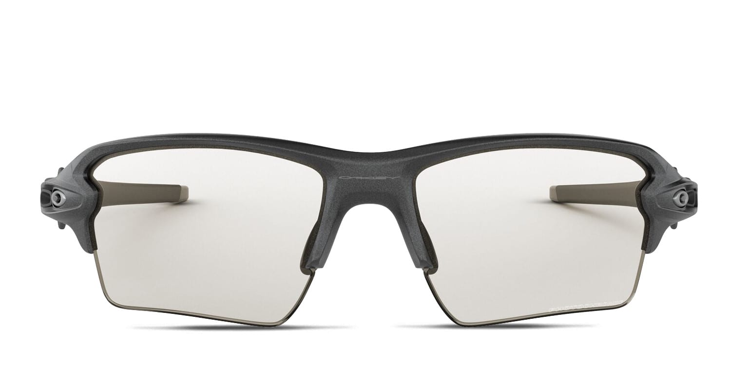 Oakley OO9188 Flak 2.0 XL Gray, Black glasses - Gray / Black - Frontal View