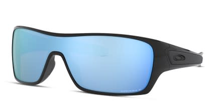 Oakley OO9307 Turbine Rotor Black , Blue glasses - Black / Blue - Angle View