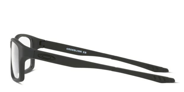 Oakley OY8002 Crosslink XS Kids Shiny Black Eyeglasses | Includes
