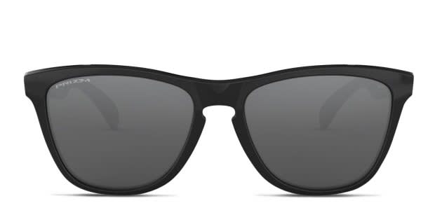 Oakley OO9245 Frogskins (A) Shiny Black, Gray Sunglasses