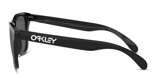 Oakley OO9245 Frogskins (A) Shiny Black, Gray Sunglasses