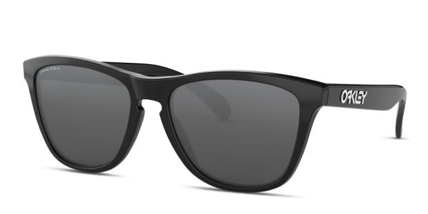 Oakley OO9245 Frogskins (A) Shiny Black, Gray Sunglasses