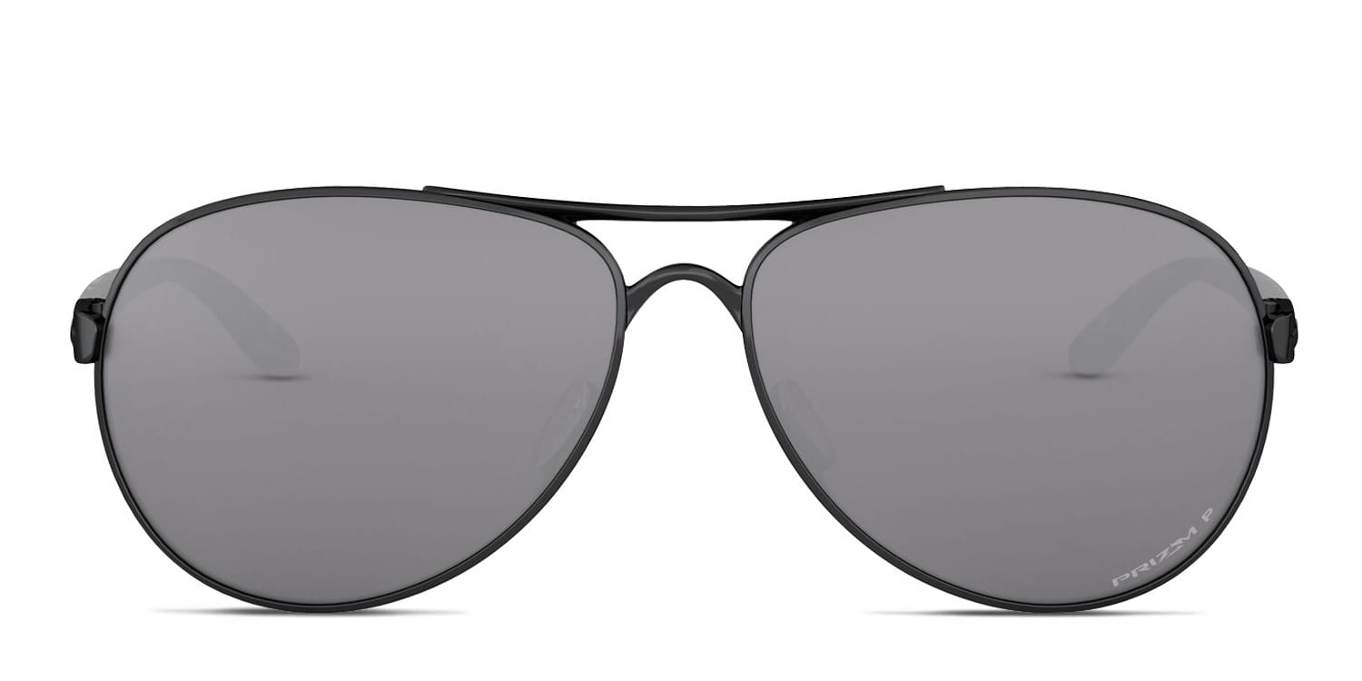 Oakley OO4079 Feedback Black glasses - Black - Frontal View