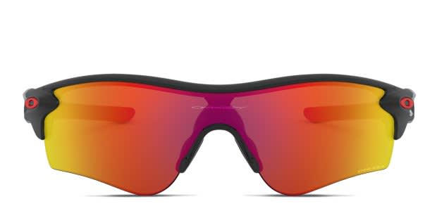 Oakley OO9206 Radarlock Path (A) Black, Red Sunglasses