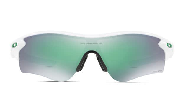 Oakley OO9206 Radarlock Path (A) White, Green Sunglasses Online