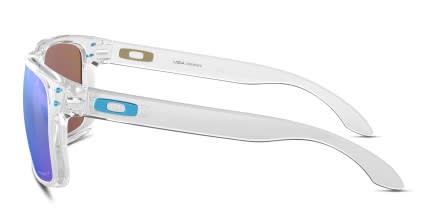 Oakley OO9417 Holbrook XL Clear, Blue glasses - Clear / Blue - Side View