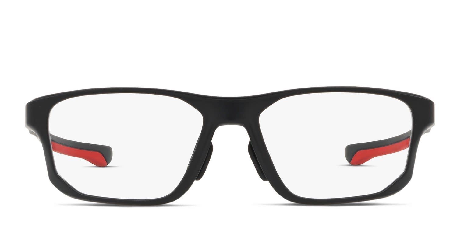 Oakley OX8142 Crosslink Fit (A) Black/Red Eyeglasses | Includes