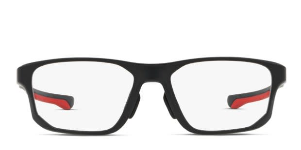 Oakley OX8142 Crosslink Fit (A) Black/Red Eyeglasses | Includes
