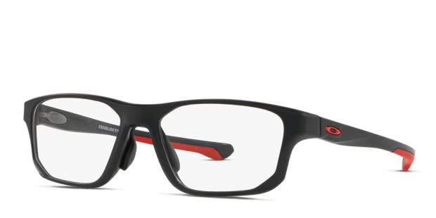 Oakley OX8142 Crosslink Fit (A) Black/Red Eyeglasses | Includes