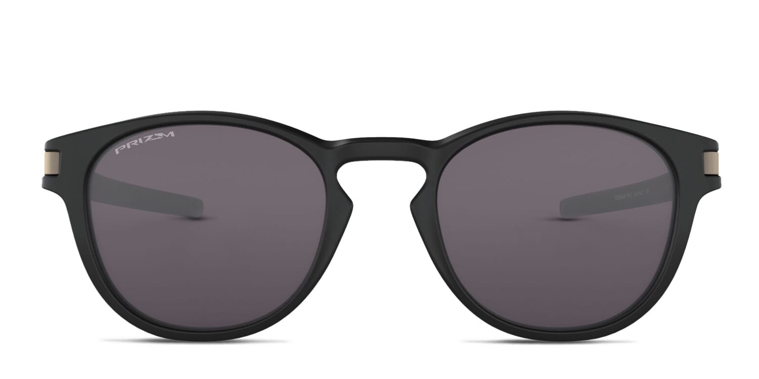 Oakley OO9349 Latch (A) Black , Gray glasses - Black / Gray - Frontal View