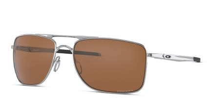 Oakley OO4124 Gauge 8 Silver glasses - Silver - Angle View