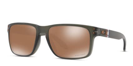 Oakley OO9102 Holbrook Green, Clear glasses - Green / Clear - Angle View