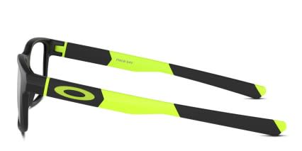 Oakley OY8007 Field Day Kids Gray, Clear glasses - Black / Yellow - Side View