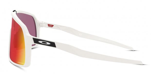 Red and white oakley sunglasses on sale