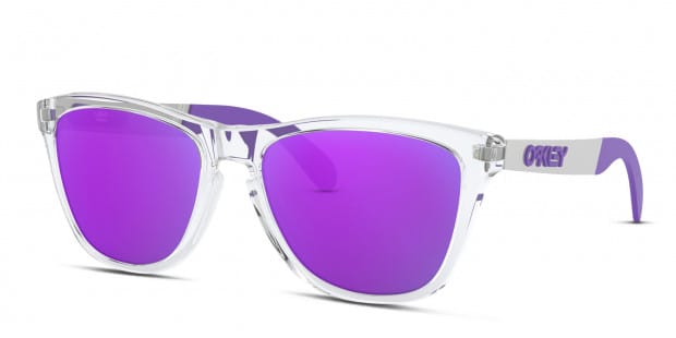 Oakley frogskins polished clear violet iridium shop