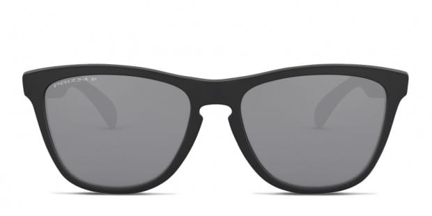 Oakley OO9245 Frogskins (A) Matte Black, Gray Sunglasses