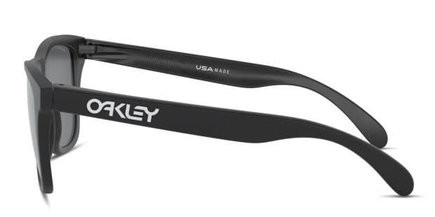 Oakley OO9245 Frogskins (A) Matte Black, Gray Sunglasses
