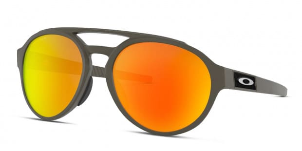 Oakley OO9421 Forager Green Red Prescription Sunglasses 50 Off Lenses
