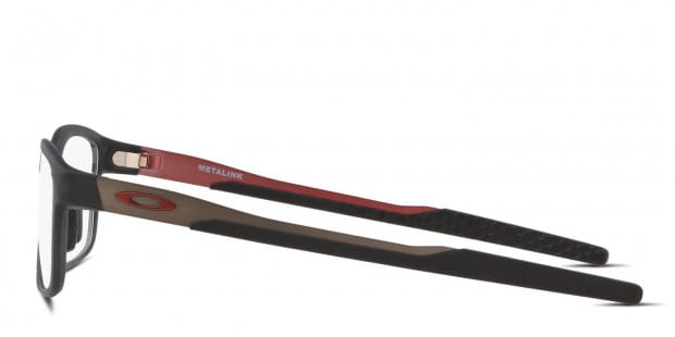 Oakley OX8153 Metalink Gray/Gunmetal/Red Eyeglasses | Includes