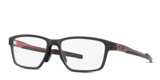 Oakley OX8153 Metalink Gray/Gunmetal/Red Eyeglasses | Includes