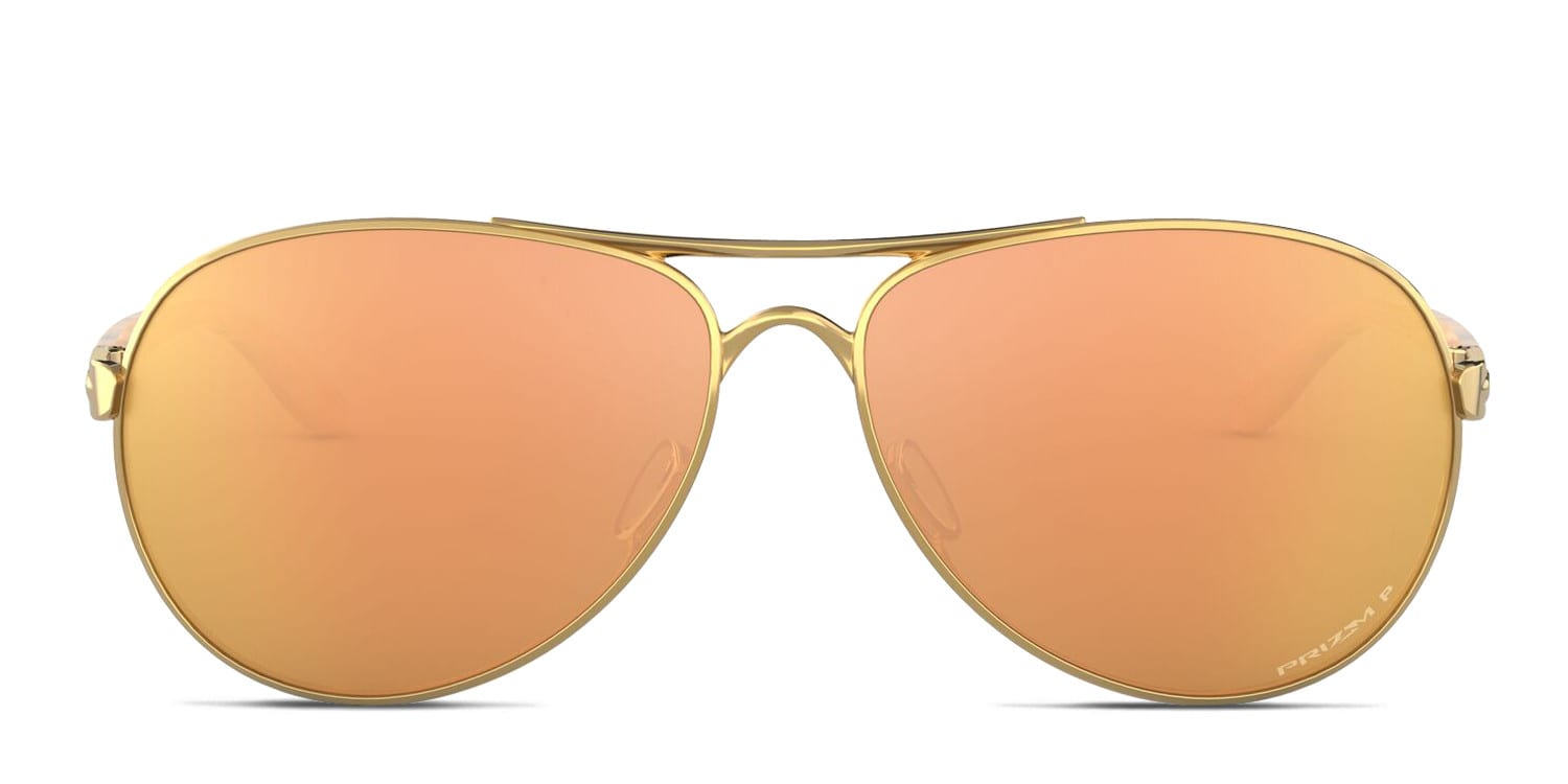 Oakley OO4079 Feedback Gold , Pink Prescription Sunglasses 