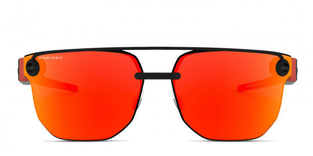 Oakley OO4136 Chrystl Black Red Prescription Sunglasses 50 Off Lenses