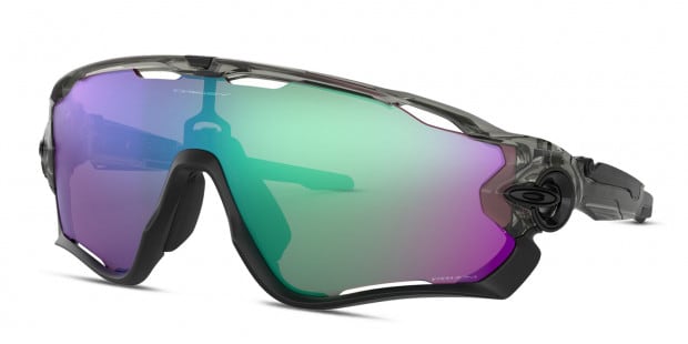 Oakley OO9290 Jawbreaker Gray Black Green Sunglasses