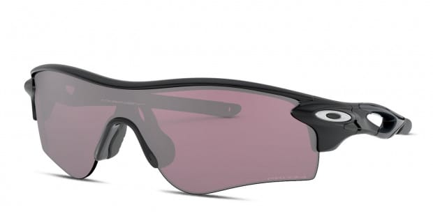 Oakley OO9206 Radarlock Path (A) Matte Black, Purple Sunglasses